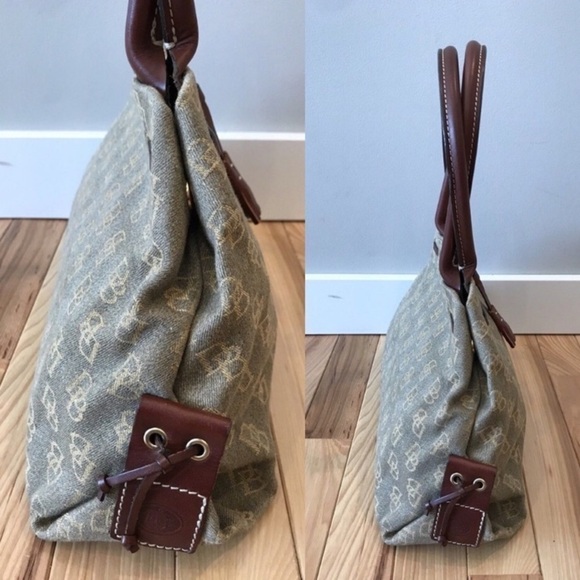 Dooney & Bourke Brown Tote Shoulder Bag Purse main image 3